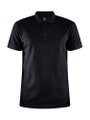 Craft Sport-Polo Core Unify (funktionelles Recyclingpolyester) schwarz Herren